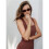 Women'S Basic Tank Bodycon Sleeveless Solid Casual Long Dress Brown S 4