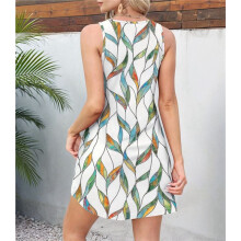 Summer Dresses for Women Casual Sundress with Pocket Beach Cover Swimsuit Color 1 XXL