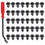 40pcs 10mm Push-type Plastic Bumper  Flare Fastener Rivet Clips and one Remove the buckle tool 1