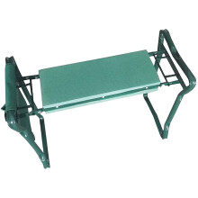 Garden Kneeler Seat 2 in 1 Foldable Bench with Soft EVA Cushion and Bonus Tool Pouch for Seniors