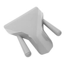 Stainless Steel French Fry Scoop with Dual Handle Grip for Quick Snack Filling and Popcorn