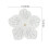 Flower Embellishment Polyester Mend Suitable for Garments-Black 4