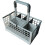 Universal Replacement Dishwasher Cutlery Basket with 7 Compartments, Fits Most Full Size Models 5