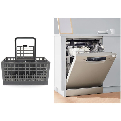 Universal Replacement Dishwasher Cutlery Basket with 7 Compartments, Fits Most Full Size Models 2