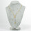 Creative Sturdy Bead Necklace Set Accessory for Trendy-silver 7