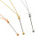 Creative Sturdy Bead Necklace Set Accessory for Trendy-silver 2