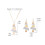 Boucles d'oreilles pendantes de noël polyvalentes, pour-collier 4