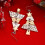 Boucles d'oreilles pendantes de noël polyvalentes, pour-collier 6