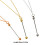 Creative Sturdy Bead Necklace Set Accessory for Trendy-silver 4