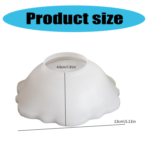 Multipurpose Sturdy Silicone Lotuses Mold Suitable Accessory for 2