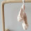Pendentif suspendu mignon à texture de tissu, adapté aux 7