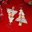 Boucles d'oreilles pendantes de noël polyvalentes, pour-collier 5