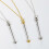 Creative Sturdy Bead Necklace Set Accessory for Trendy-silver 6