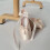 Pendentif suspendu mignon à texture de tissu, adapté aux 4
