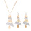 Boucles d'oreilles pendantes de noël polyvalentes, pour-collier 2