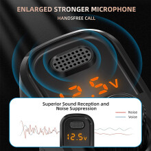 companheiro de viagem definitivo: adaptador veicular Bluetooth 5.0, carregador USB de porta dupla, tela LCD e entrada auxiliar para entretenimento