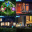 Stellar Garden Artistry, Ηλιακά φώτα με πασσάλους, Ανθεκτικός αδιάβροχος σχεδιασμός, 3 4