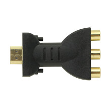 Digital-Analog-Adapter, Full-HD-Videokonverter für HDTV, DVD, LCD-Projektoren, einfache Installation und Bedienung, kompaktes Design für mobile