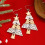 Boucles d'oreilles pendantes de noël polyvalentes, pour-collier 7