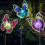 Stellar Garden Artistry, Ηλιακά φώτα με πασσάλους, Ανθεκτικός αδιάβροχος σχεδιασμός, 3 5