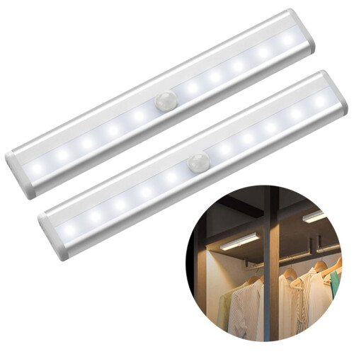 Wireless Under Cabinet Lights, Battery Operated Motion Sensor Closet Lighting, Automatic Sensor Ensures Energy-Saving Performance, High-Quality 1