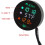 Stylish And Functional Gauge: Waterproof, Compact Design For Any Driving Environment 2