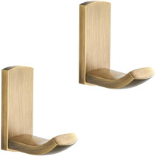 Håndklekrok i messing med skjult montering, antikk messingfinish, elegant veggfeste for bad, soverom, gang, stue (rustfri,