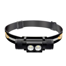 LED-Stirnlampe mit einstellbaren Lichtmodi, stoßfest, wasserdicht (IP4X), hohe Lichtleistung (1000 Lumen) für Laufen, Camping, Werkstattarbeiten,