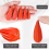 Pro Cast Series, Easy To Use Practice Casting Plug, Orange Precision Engineered Weights For Optimal Practice, 6PCS 3