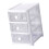 Multi-Layer Transparent Desktop Storage Box, 3 Layers, Plastic Organizer 10
