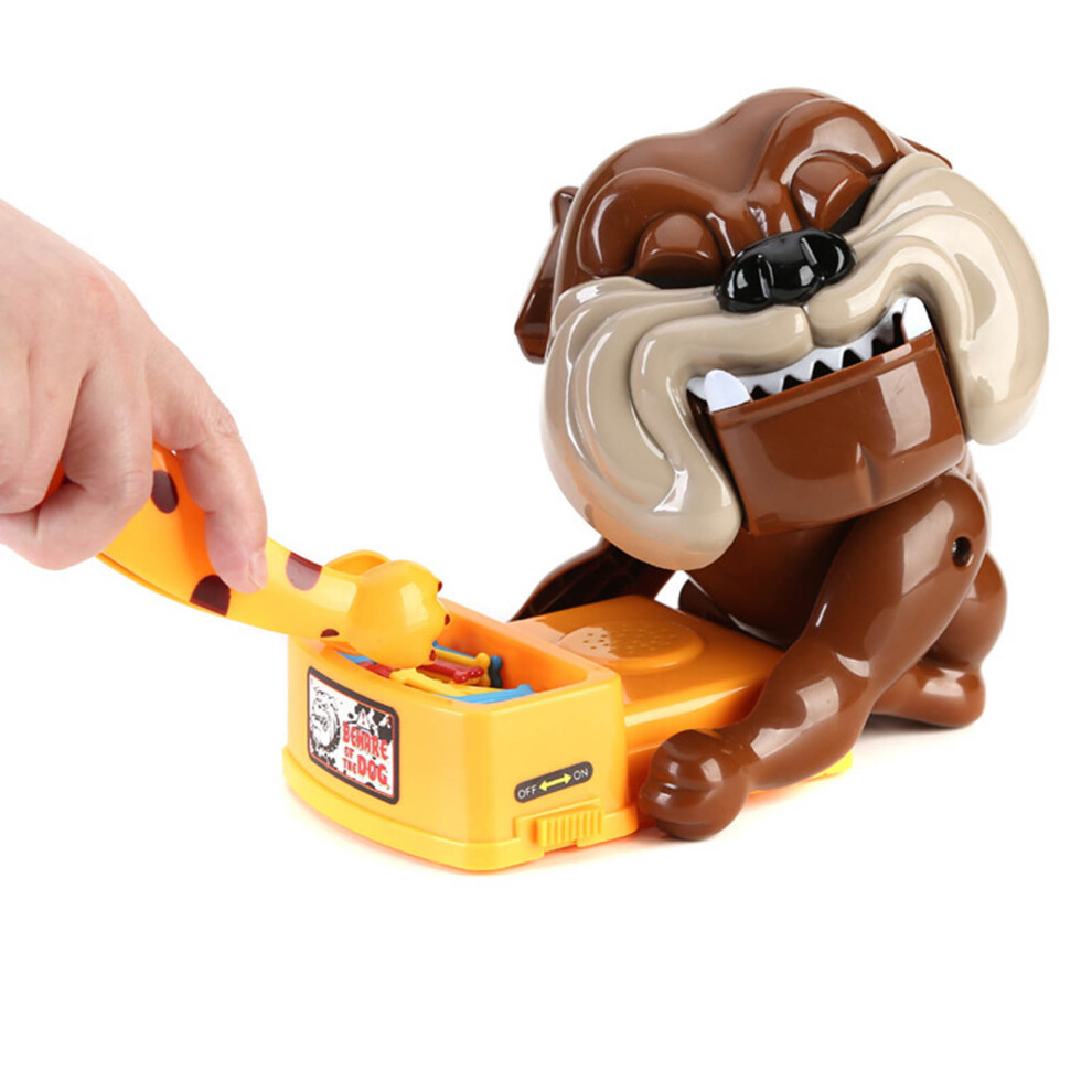 Vicious Dog Toys Interactive Plastic Bone Stealing Bite Finger Toys for Kids