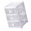 Multi-Layer Transparent Desktop Storage Box, 3 Layers, Plastic Organizer 8
