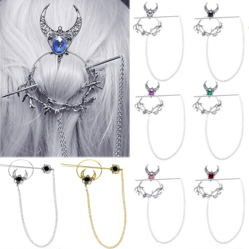 Vintage-inspiriertes Hexen-Haar-Accessoire, einzigartige-Lila 1