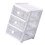 Multi-Layer Transparent Desktop Storage Box, 3 Layers, Plastic Organizer 11