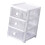 Multi-Layer Transparent Desktop Storage Box, 3 Layers, Plastic Organizer 1