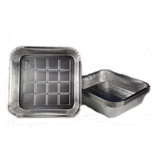 Caroline Square Foil Tray (Pack of 4)