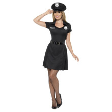 (S, Black) Smiffys Womens/Ladies Special Constable Costume Set