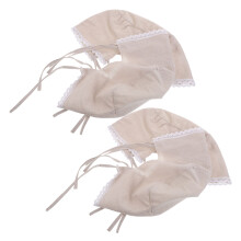 4St Beige Stoffen Mandvoering Voor Picknick, Wasbaar En Herbruikbaar