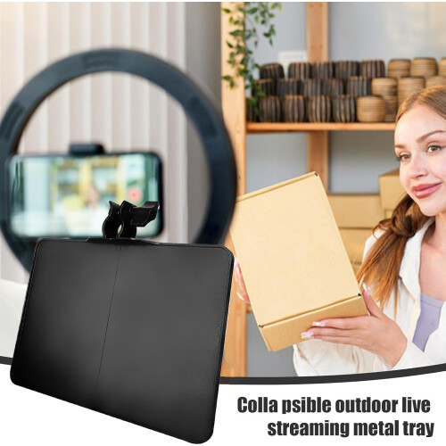 Projector Stand Tray Adjustable Laptop Tripod Stand with Stable Foldable MultiDevice Holder for Stage 1