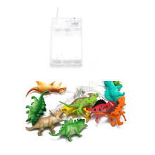 Children'S Bedroom Decor, Festival Decoration Dinosaur String Lights With Warm White Led For Battery Operated Dino Lights