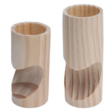 Elegant Wedding & Holiday Gifts, Crafted Wood Candlesticks For Indoor Outdoor Use, Romantic Heart-Shaped Candle Holders, Wooden Tea Light Decor,