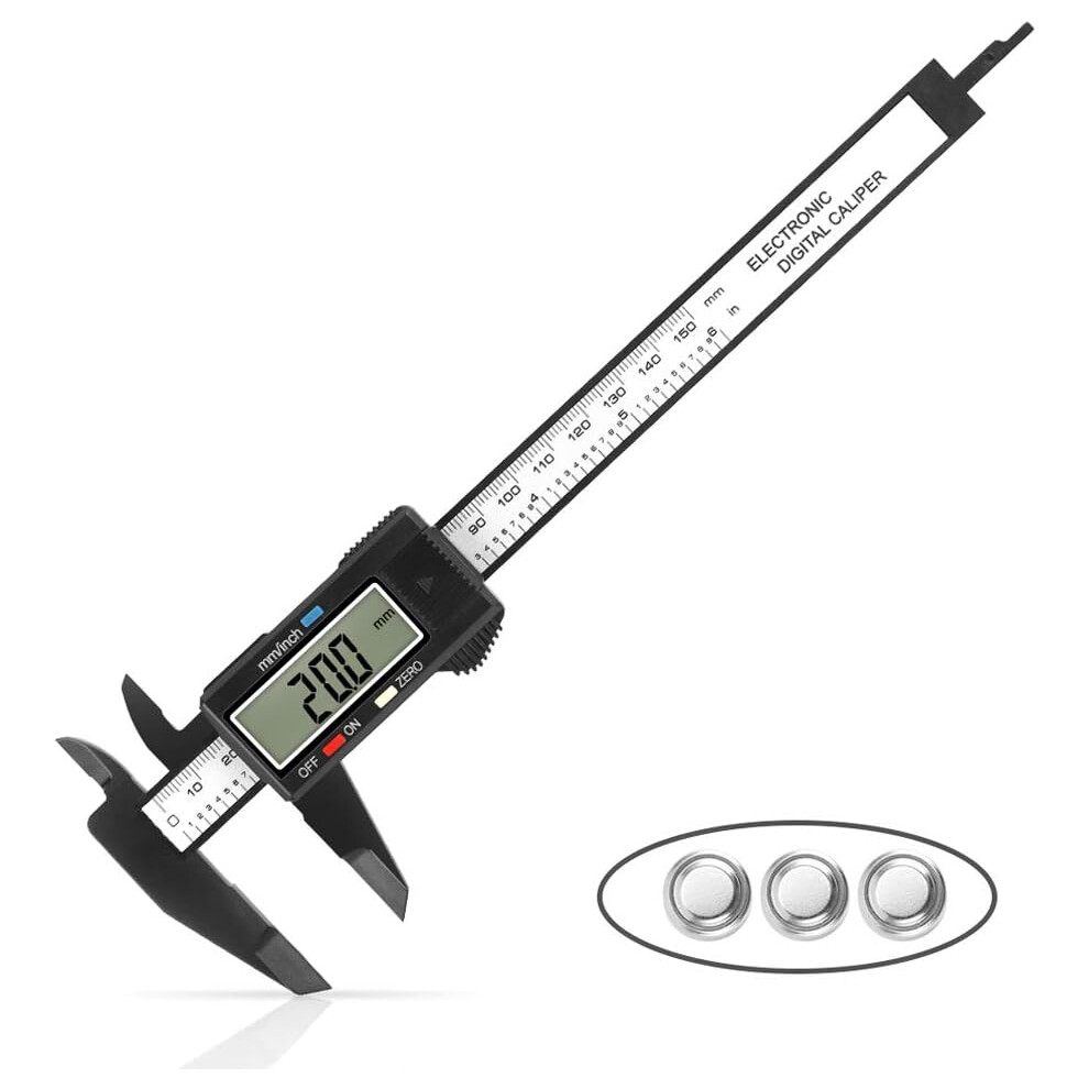 Versatile Digital Caliper, 4 Measuring Modes With Safety Measurement, Auto-Off Feature And Precise 0-6"/0-150Mm Inch And Millimeter Conversion 9004841643168