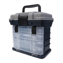 Boîte de rangement portable pour matériel de pêche, étui polyvalent idéal pour les loisirs créatifs, les bijoux, les accessoires et les petites