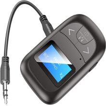 Audio Maestro: Bluetooth 5.3-sender/modtager til TV, bil, hjemmestereo, 2-i-1 trådløs adapter med dobbeltparring for forbedret lytteglæde
