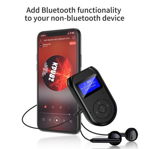 Έξυπνος δέκτης πομπού Bluetooth, τσιπ Qualcomm για άμεση σύνδεση, διπλή σύζευξη με AptX 1