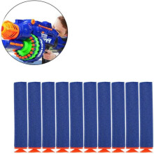 Nerf N-Strike Elite-hez kompatibilis habszivacs lövedékek, üreges fejű kialakítás nagyobb hatótávolságot és biztonságosabb lövést