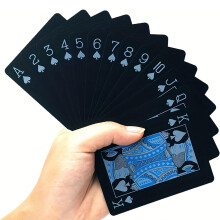 Baraja de cartas de lujo profesional, cartas de póker de material flexible con superficie lisa para una comodidad de juego inigualable (1 unidad).