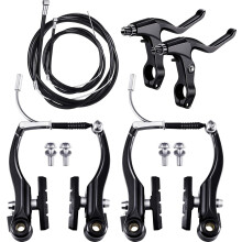 Callipers Cables Lever Kit for Bike Brake Levers, Complete Brake Kit with Braking Cables and Universal Bike Compatibility, Front and Rear Bike System