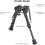 Adjustable Tactical Bipod with Picatinny Quick Release, Durable & Lightweight for High & Low Temperature Environments 4