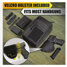 Sturdy Durable Pistol Bag, Practical Holsters for Concealed Carry with Multi-compartment Cross-body Chest Bag Structure, Universal Pistol Holster Bag
